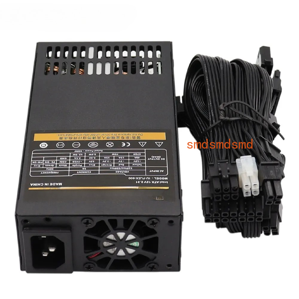 Atx Power Supply 1U Flex 500W - 600W Modular Power Supply Small 1U