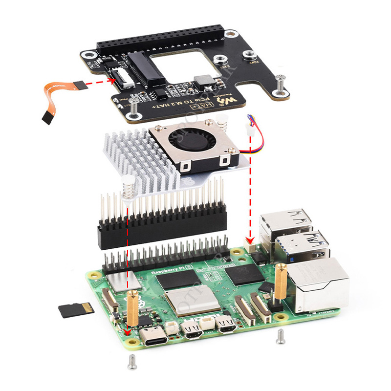 Raspberry Pi5 PCIe to M.2 NVMe - Raspberry Pi 5 8Gb recension och pris