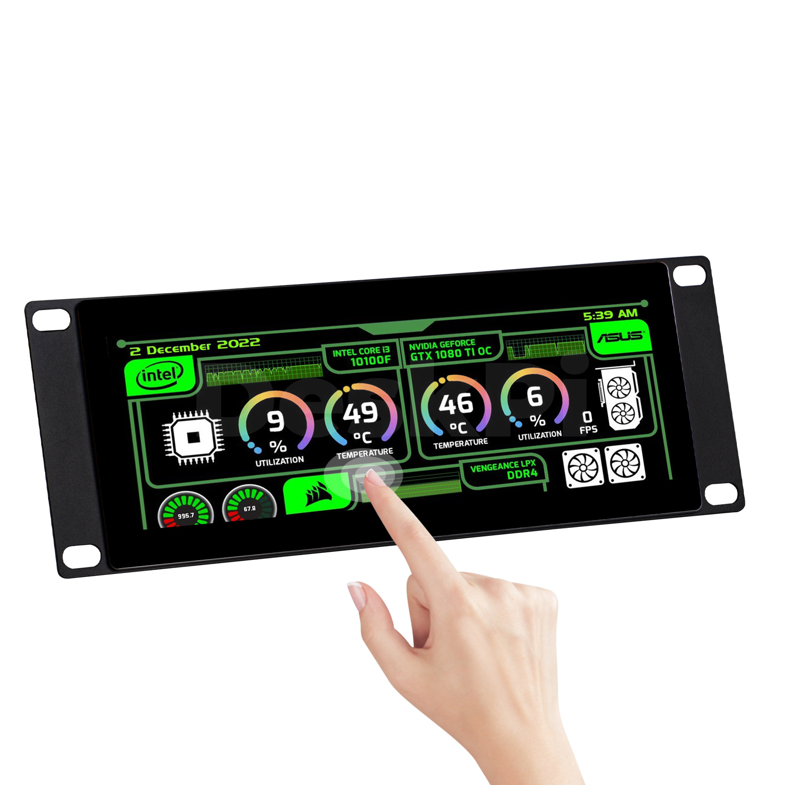 DeskPi 7.84-inch Touch Screen  - Deskpi Super6C recension och pris
