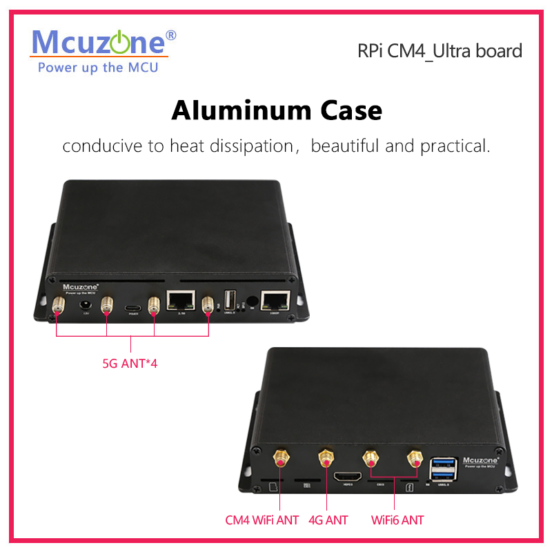 Raspberry Pi CM4_Ultra Board 4 - Deskpi Super6C recension och pris