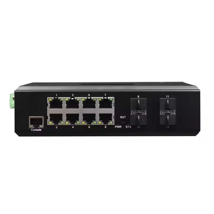 Industrial  L3 Managed 8-port  - Sfp+ 10G Managed Switch 8 Port recension och pris