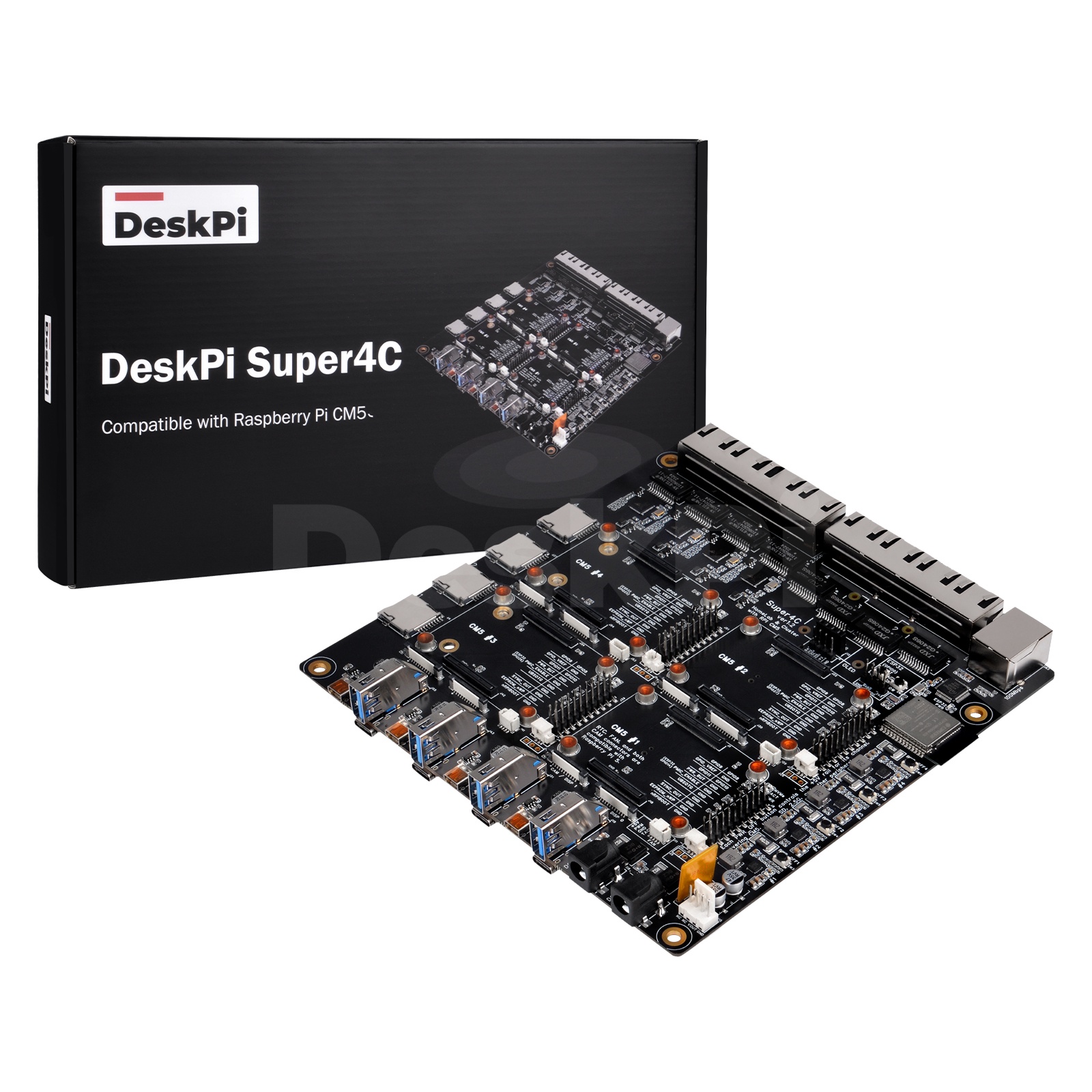 DeskPi Super4C Raspberry Pi CM - Deskpi Super6C recension och pris
