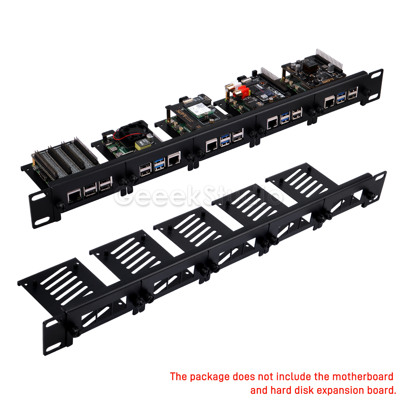 1U Rack Mount for Raspberry Pi - Deskpi Super6C recension och pris