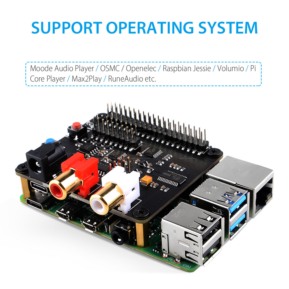 52Pi X930 Bluetooth 5.0 HiFi D - Deskpi Super6C recension och pris