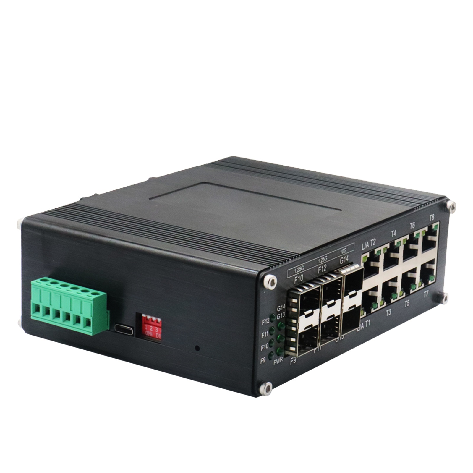 Industrial L2+ 8-Port 10/100/1 - Sfp+ 10G Managed Switch 8 Port recension och pris