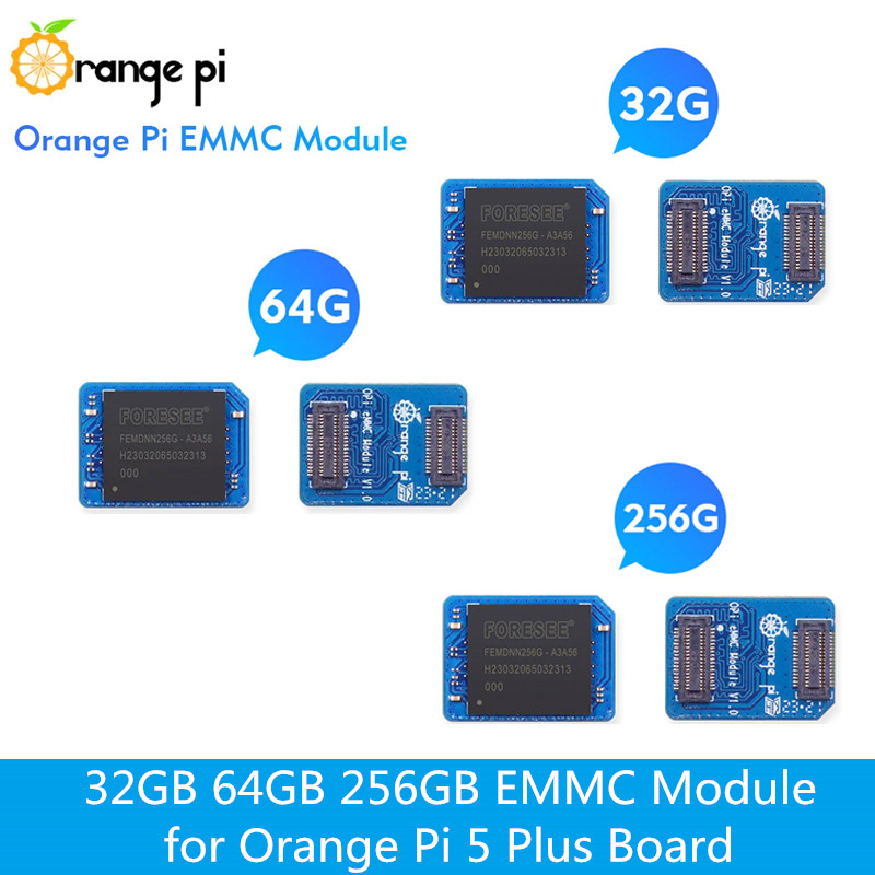 Orange Pi 32GB 64GB 256GB EMMC - Orange Pi 5 Plus 32Gb recension och pris