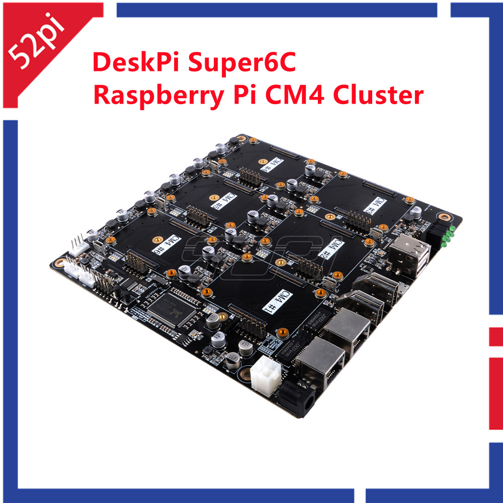 52Pi New DeskPi Super6C Raspbe - Deskpi Super6C recension och pris