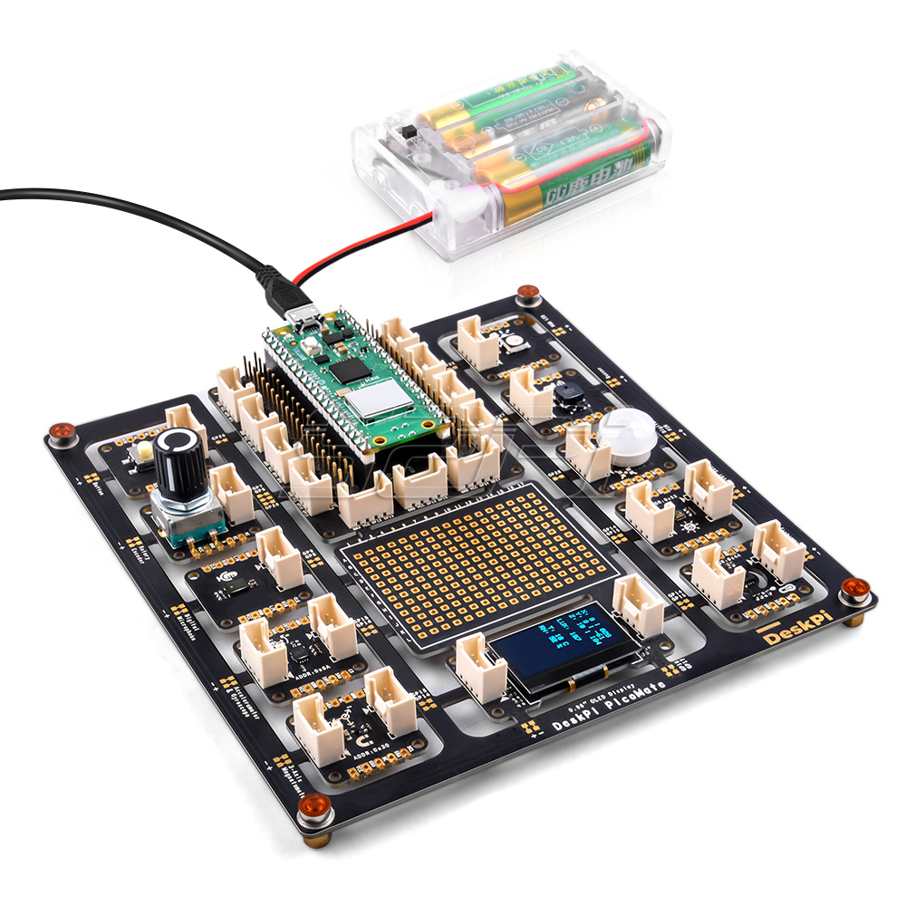 New! 52Pi DeskPi PicoMate V1.0 - Deskpi Super6C recension och pris
